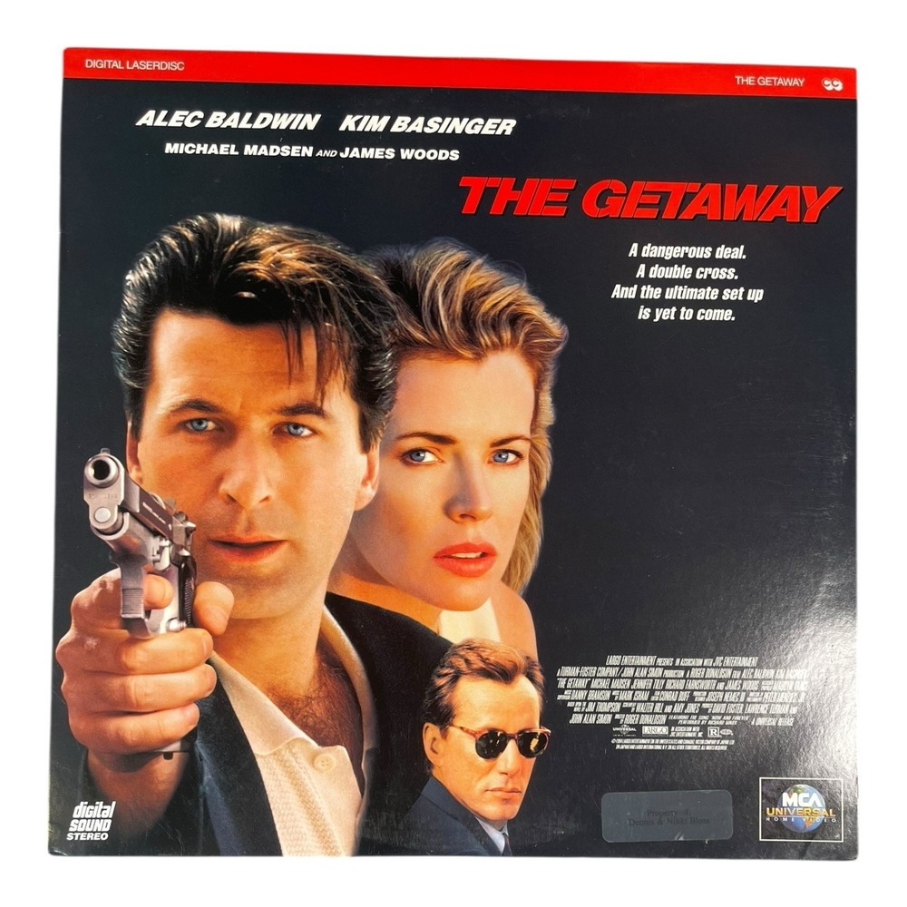 The Getaway Movie Laser Disc